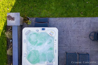 Stamped Concrete Pool Deck