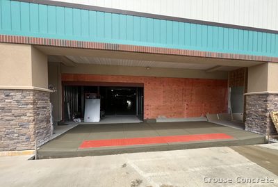 Polished Commercial Floor with Red Stripe